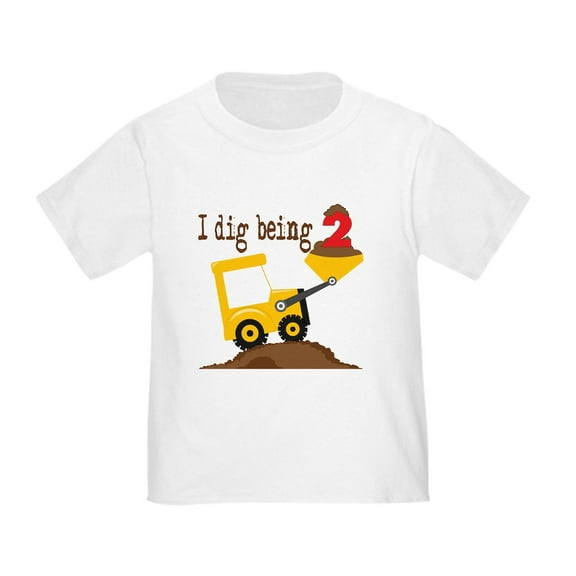 CafePress - I Dig Being 2 T Shirt - Cute Toddler T-Shirt, 100% Cotton