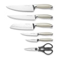 thumbnail image 2 of Oneida Preferred Series 7-Piece Stainless Steel Kitchen Knife Block Set, Silver, 2 of 7
