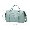 thumbnail image 3 of Travel Duffel Bag, Weekender Bags for Women, Overnight Gym Carry On Tote Bag with Wet Pocket, Hospital Mom Bag for Labor and Delivery, 3 of 8