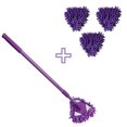 thumbnail image 3 of PENGXIANG Triangular Cleaning Mop Adjustable Spin Scrubber Tool Handheld Bathroom Scrubber For Tub Tile Floor Wall And Kitchen, 3 of 5