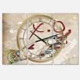 thumbnail image 1 of DesignArt Rouge à Lèvres Gypsy Hippy xo Grande Horloge Murale, 1 of 2