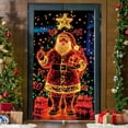 thumbnail image 4 of Adornos navideños, adornos navideños, regalos navideños, puerta fluorescente navideña, cubierta de puerta de ancho, fondo de nailon, 4 of 6