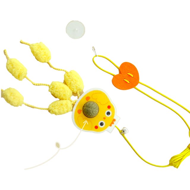 Juguete colgante para gatos de interior, juguete colgante con cuerda para gatos, juguete colgante para gatos, juguete colgante que rebota, diseño a prueba de futuro
