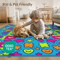 thumbnail image 4 of ODIKA Bold Block Aesthetic Playful Shapes Contrasting Palette Pet Friendly & Kids Safe Bedside for Bedroom, Nursery, RV, 4 of 7