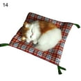 thumbnail image 2 of Simulation Cute Cat Kitten Sound Plush Doll Toy with Sleeping Mat Home Decor, 2 of 8