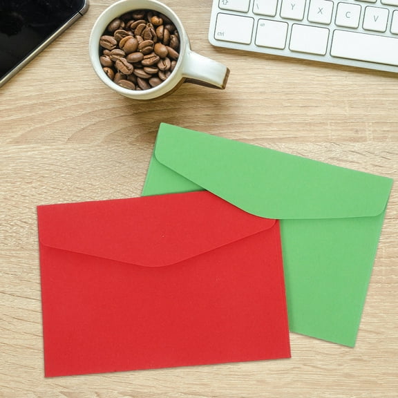 HOMEMAXS 40pcs Assorted Greeting Card Envelopes Colorful Card Envelopes Mini Business Card Envelopes Small Money Envelopes for Invitations Cash
