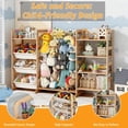 thumbnail image 2 of Lukstr Toy Storage Organizer for Kids with 3 Bins, Stuffed Animal Storage, 5 Shelves Kids Bookshelf and Toy Shelf, Anti-Dumping, 2 of 7