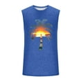 thumbnail image 4 of Byworldtasic Men's Sleeveless Tank Mens Beach Tank Tops Sleeveless Shirts for Men Summer Hawaiian Graphic Workout Gym Shirts Palm Tree Tops, 4 of 5