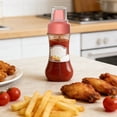 thumbnail image 2 of TIELUTT Kitchen Condiment Bottle for Cooking Vinegar and Leak Proof Design with Precision Control Spout Glass Containers with Lids Bottle Caps with Airtight Glass Amber Clear Small with Container, 2 of 5