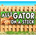 thumbnail image 1 of Alligator On A Stick 13 oz Vinyl Banner With Metal Grommets, 1 of 4