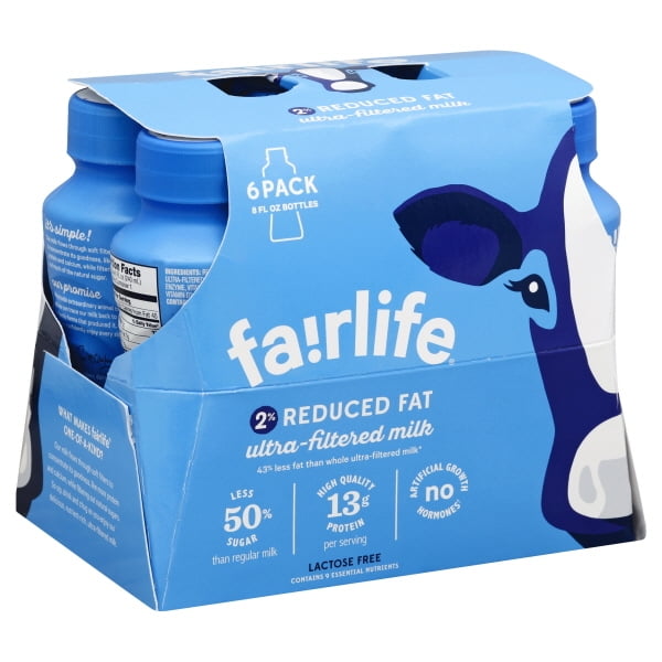 Fairlife UltraFiltered Milk, 2 Reduced Fat, 8 Fl Oz, 6 Count