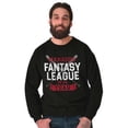 thumbnail image 3 of Fantasy Baseball League Manager Men's Big & Tall Crewneck Sweatshirt Brisco Brands 2X, 3 of 5