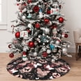 thumbnail image 5 of Sikiie Butterflies1 30-48 inches {designName} Print Christmas Tree Skirt Snowman Xmas Tree Skirt with Edge Christmas Decorations for Holiday Party48", 5 of 7