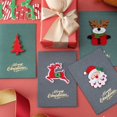 thumbnail image 4 of Tarjeta de felicitación navideña Vintage con sobre hecho a mano, tarjetas de agradecimiento de bendición, suministros de fiesta de Acción de Gracias de Navidad, regalo de Año Nuevo, 4 of 4