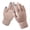 Beige, variant on TELOLY Gloves for Women Cold Weather Touch-Screen Tech Gloves Fleece Warmth Hand Warmer Gloves