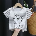 thumbnail image 2 of Uxgjfwu Summer Outfit Children's Short-sleeved T-shirt Cotton Girls Summer Baby Baby Summer Boys Top 6-7 Years, 2 of 3