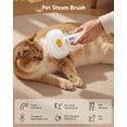 thumbnail image 2 of Cepillo de depilación Steam Brush ROJECO 3 en 1 para gatos y mascotas, 2 of 7