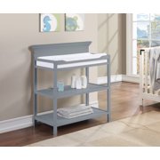 Suite Bebe Universal Changing Table with Safety Rails, Gray, Wood