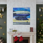 Lofty Art Deco Blimp - Canvas