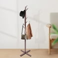 thumbnail image 6 of 8 Hooks Standing Metal Coat Rack Stand Hat Bag Hanger 59.06inch for Clothes, 6 of 9