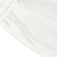 thumbnail image 4 of IYTR Boys Shorts Summer Solid Color Casual Oversized Comfy Elastic Waist Baseball Basketball Short Pants with Pockets White 3-4Years, 4 of 6