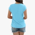 thumbnail image 5 of Lzobxe Summer Tops for Women Athletic Short Sleeve Crew Neck Basic Running Sport Summer Casual Comfy Workout,Size S-2XL, 5 of 5