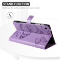 thumbnail image 3 of Galaxy Tab A7 Lite 8.7-inch T220 T225 Case,Dteck Magnetic Leather Card Holder Wallet Butterfly Pattern Kickstand Case for Samsung Tab A7 Lite 8.7" 2021 Lightweight Shockproof Cover,Purple, 3 of 5