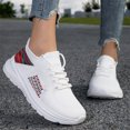 thumbnail image 2 of gzxflxpge Comfort Orthopedic Shoes for Women Fashion Non sllip Arch Support Walking Tennis Shoes Lightweight Breathable Lace-up Sneakers White 8.5（CN-41）, 2 of 7