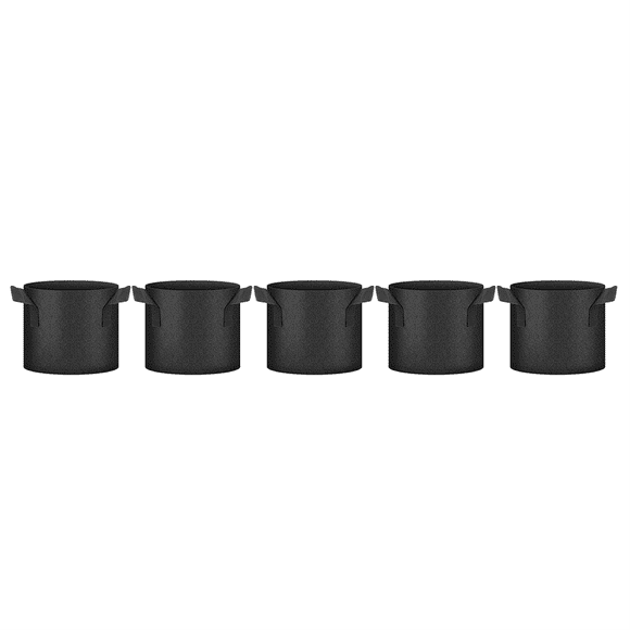 Plant Grow Bags 5 Gallon Tomato Planter Pots 6-Pack with Handles,Non Woven Fabric Gardening Planter for Vegetable A