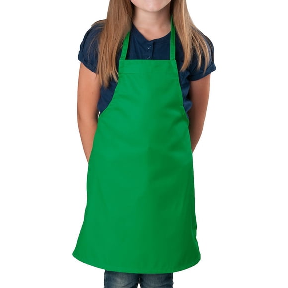 Kelly Green Kids Apron, Medium Bib