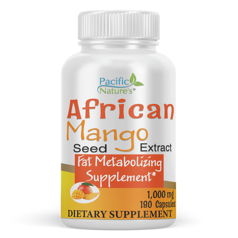 Pacific Nature's African Mango Seed Extract 1,000 mg Fat Metabolizing