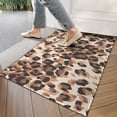 thumbnail image 4 of Beige and Brown Leopard Pattern Door Rugs,Washable Non Slip Door Mats Indoor,Decorative Door Mats,Entry Mat Indoor for Entrance,Bedroom,Kitchen,Bathroom,17"x30", 4 of 6