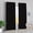 Black, variant on Amay Blackout Double Pinch Pleated Curtains Panel Pure White Solid, 72 Inch Wide by 72 Inch Long- 1Panel