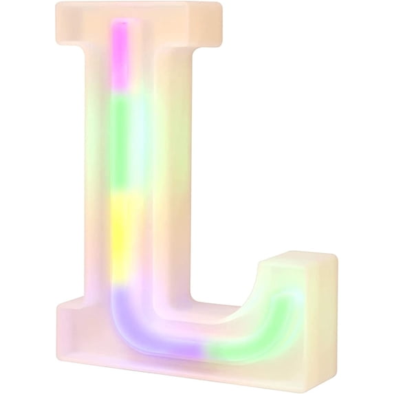 LINLIN LED Alphabet Lights, LED Neon Night Light Battery/USB Powered Wall Decorative Night Light for Home Wedding Christmas Birthday Party Shopwindow Bar