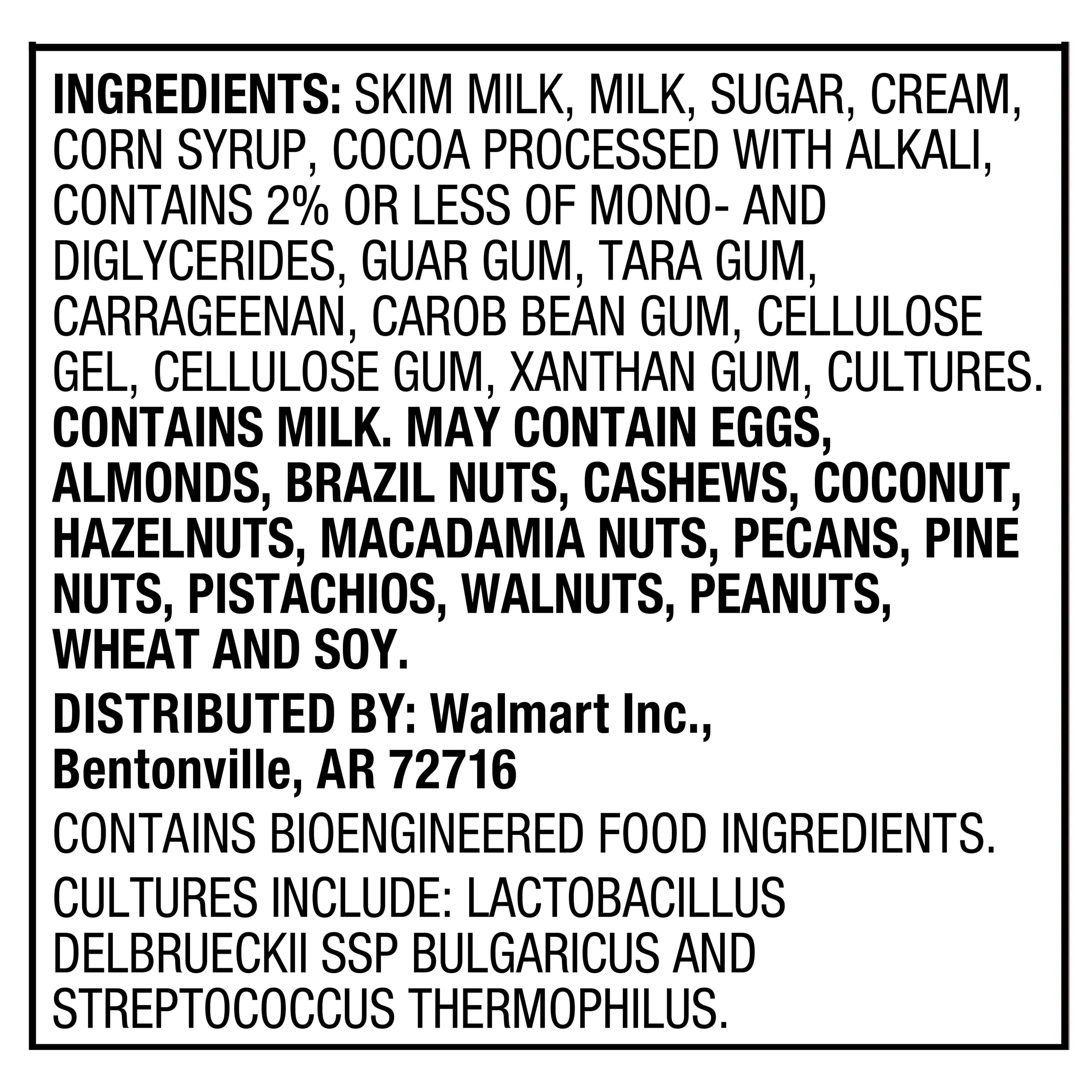 Great Value Chocolate Low Fat Frozen Yogurt, 48 fl oz Tub