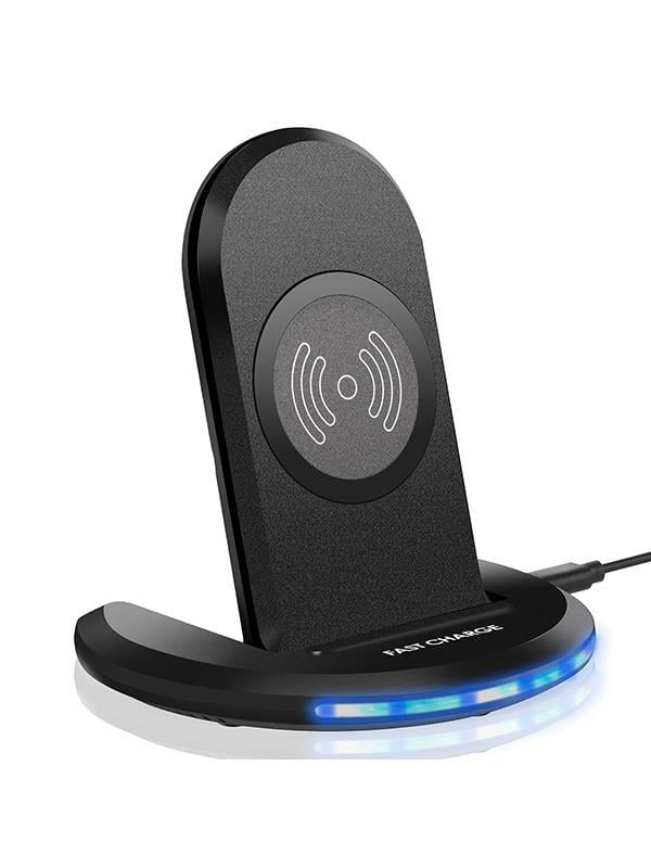 10W Qi Wireless Charger Pad Fast Wireless Fortable Phone Charging Stand