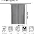 thumbnail image 2 of Focusbrite Kids Building Blocks Toy Curtains, Color Constructor Blocks Abstract Contour Colorful Plastic Brick Geometric Print Pattern Window Drapes for Playroom Set 2 Panels,52x84 Inches, Style-2, 2 of 8
