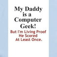 thumbnail image 2 of CafePress - The Computer Geek Daddy Infant Suit. - Baby Light Bodysuit, Size Newborn - 24 Months, 2 of 4