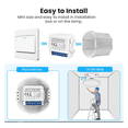 thumbnail image 5 of Tuya Smart WiFi Light Switch 4 Way Control Mini Breaker Controlled By Yandex Alexa Google Home, 5 of 7