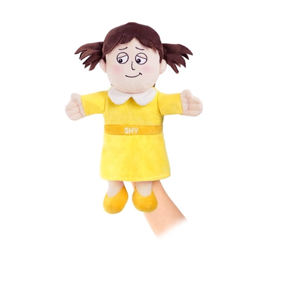 Just qunseen 12'' Shy Hand Puppet Interactive Educational Learning Puppet for Childrens Gift