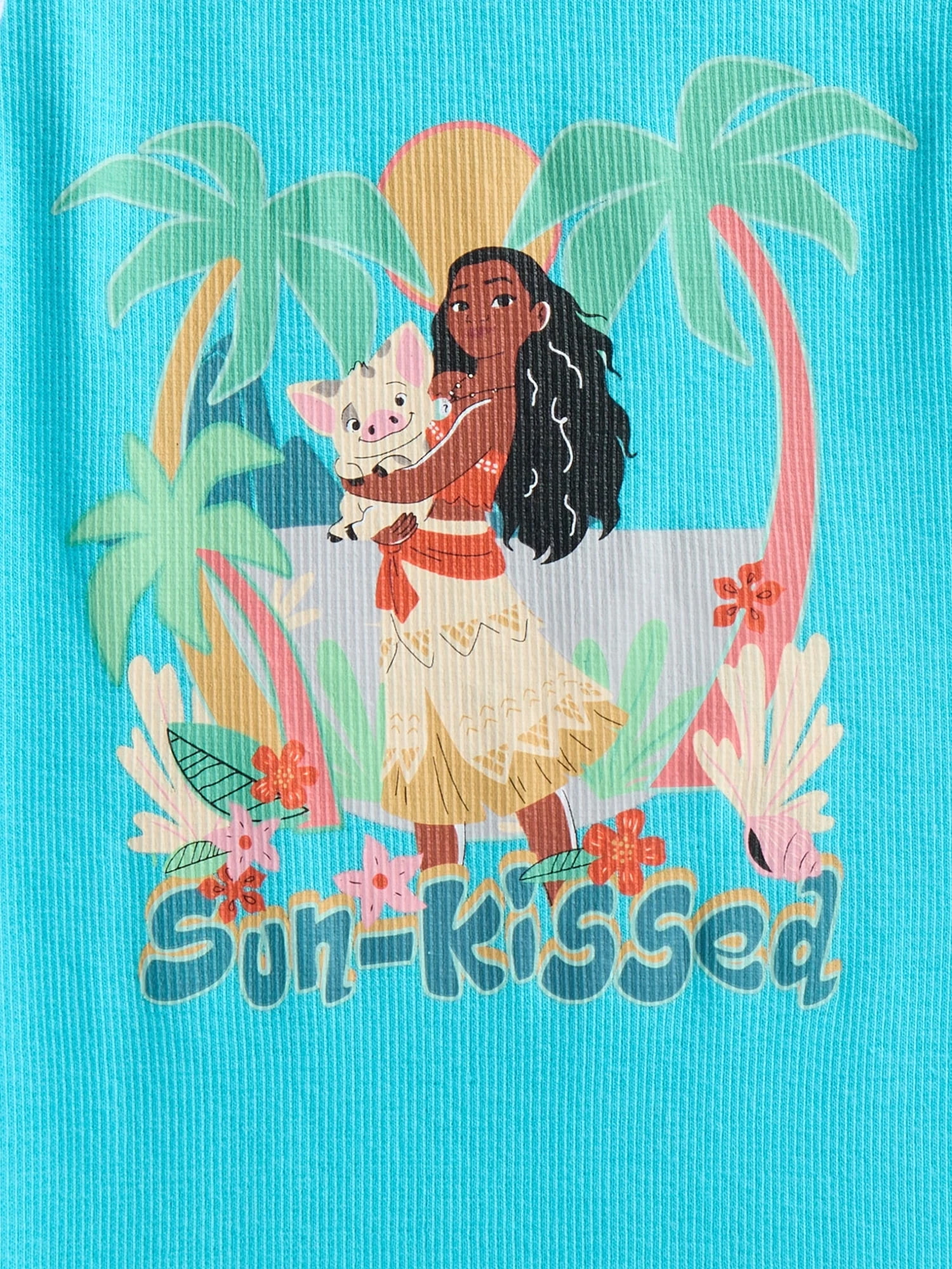 Moana, Girls' Ringer Graphic Tank Top, Sunkissed, Sizes 4-16