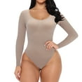 thumbnail image 1 of MITCOWBOY Justaucorps pour Femmes Manches Longues Justaucorps pour Femmes String Sculptant Body Shaper Shapewear pour Femmes Body Shaper pour Femmes Liquidation!, 1 of 7