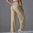 thumbnail image 4 of aidice Workout Pants for Women Summer Loose Thin Drawstring Straight Leg Athletic Pants with Pockets, 4 of 4