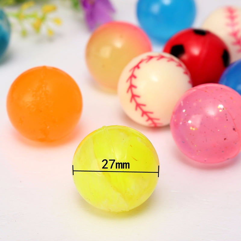 Details about   10x Colorful 27mm Bouncy Jet Balls Kids Toy For Pinata Loot Party Bag Fillers LD 
