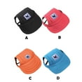 thumbnail image 3 of AUHomi Dog Baseball Caps Hats with Neck Strap, Adjustable Comfortable Ear Holes for Small Medium and Large Dogs in Outdoor Sun Protection (M, Blue), 3 of 7