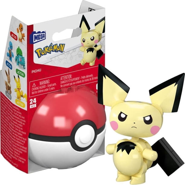 MEGA Pokémon Pichu Angry with Pokeball Building Toy Kits with Action Figure