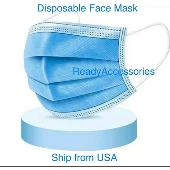 10/20/50 Face Mask Mouth Cover Surgical MEDICAL Dental Disposable 3-PLY Earloop