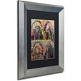 thumbnail image 2 of Trademark Fine Art "Chiefs Quadrant" Canvas Art by Dean Russo, Black Matte, Silver Frame, 2 of 4