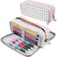 thumbnail image 2 of Large Capacity Pencil Case, Pencil Case with 3 Compartments, Large Storage Pencil Case, 2 of 5