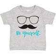 thumbnail image 3 of Inktastic Be Yourself, Glasses, Mustache, Moustache Boys or Girls Toddler T-Shirt, 3 of 5
